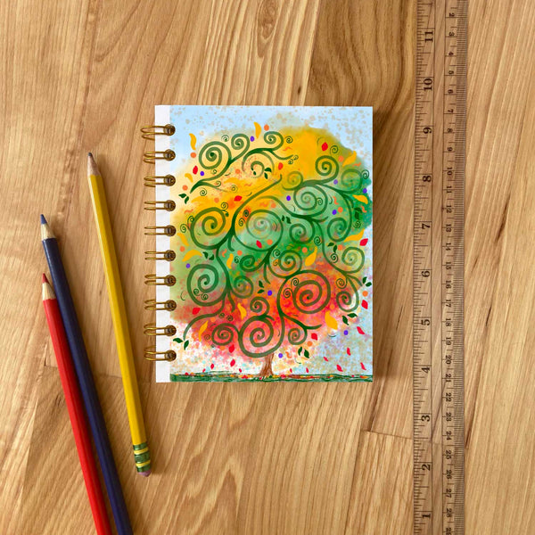 Hand Crafted Wire Bound Journals with Lined or Blank Pages