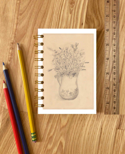 Hand Crafted Wire Bound Journals with Lined or Blank Pages