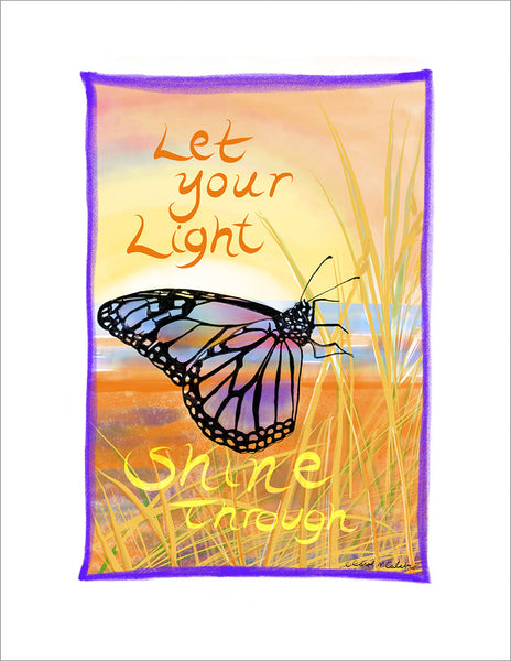 R802 Butterfly Light - Notecards