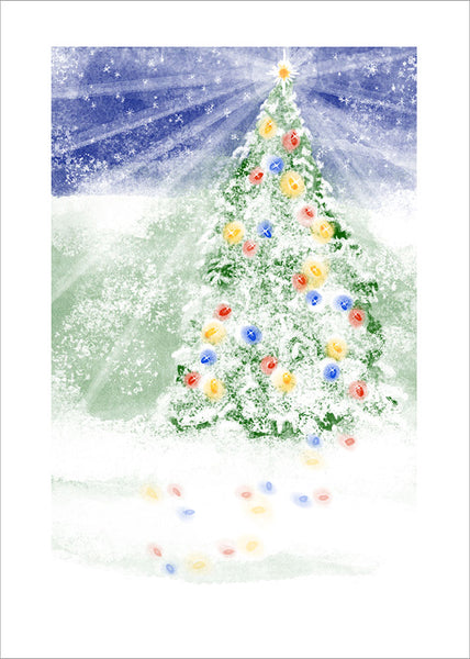 R828 Christmas Cheer Winter - Notecards